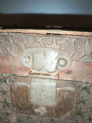 Cofre Antiguo Madera Corbin (c. 1890) - 2 llaves