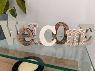 Letras decorativas Welcome Maison du Monde