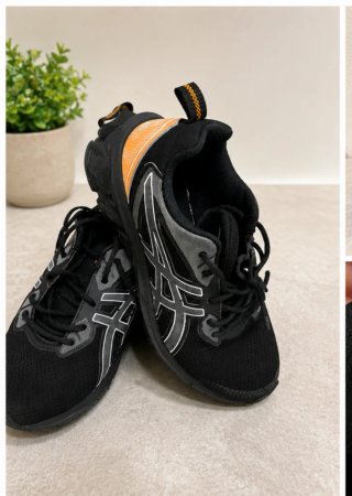 Zapatillas Asics Negras y Naranjas