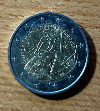 Moneda 2€ Francia Mundial Rugby 2023