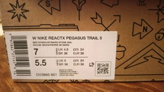 Zapatillas Nike Pegasus Trail 5 Mujer Rosa