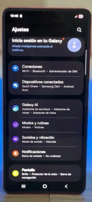Samsung Galaxy Z Flip 7 Negro/Rojo