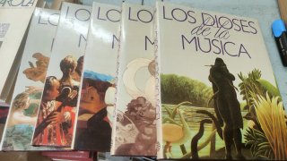 Colección 5 Libros Los Dioses de la Música