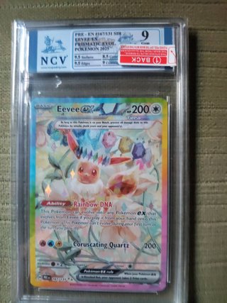 Eevee ex (PRE 167) NCV 9 Prismatic Evolution