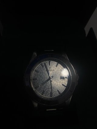 Reloj Festina plateado y azul