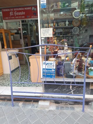 Cabecero de hierro forjado ancho 150