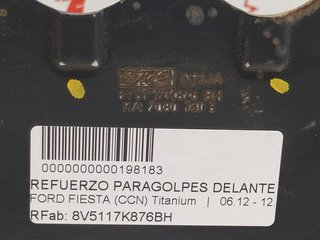 REFUERZO PARAGOLPES DELANTERO FORD FIESTA (CCN) Titanium