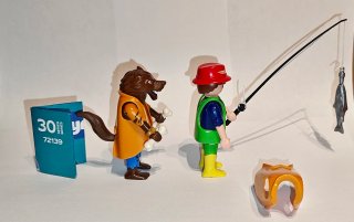 Hombre Lobo + Pescador 72139 Serie 30 Playmobil