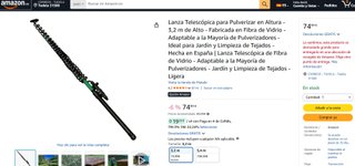 Lanza telescópica fumigadora 3,2 m