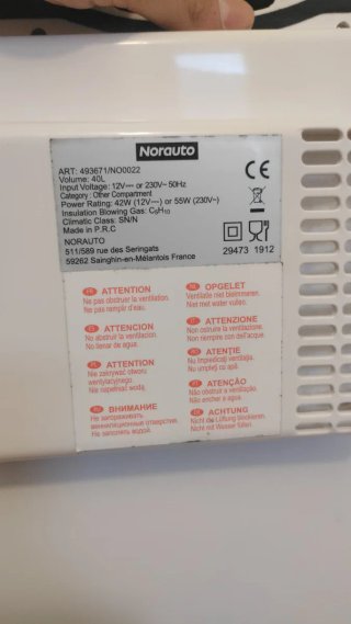 Nevera portátil Norauto