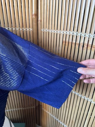 Bolero blu/argento taglia unica