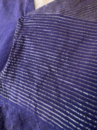 Bolero blu/argento taglia unica