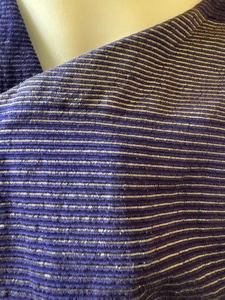 Bolero blu/argento taglia unica