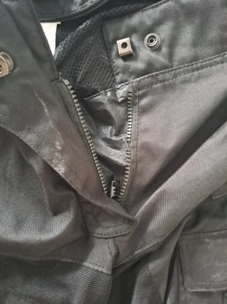 Pantalón Moto Negro/Gris