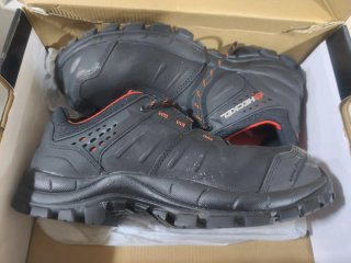 Zapatos de seguridad Heckel MacCros Negro/Rojo 43