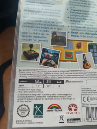 Memory Nintendo Switch