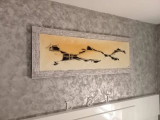 Cuadro Decorativo Beige y Negro