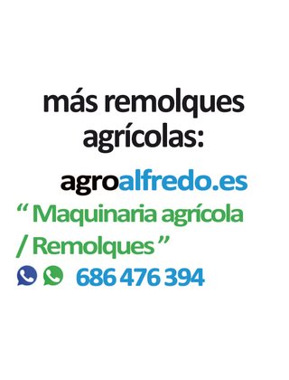 Remolque basculante 1 eje carga 4.000-4.500 Kgs.