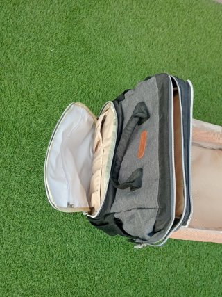 Mochila térmica convertible en cuna