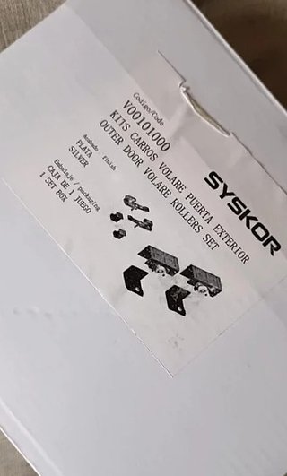 Kit Carros Volare Puerta Exterior Syskor V00101000