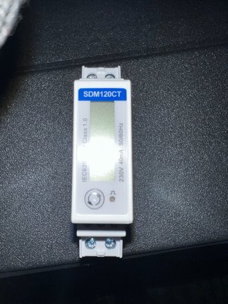 Medidor de Potencia SDM120CT Con la pinza