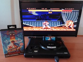 Sega Mega Drive PAL Negra