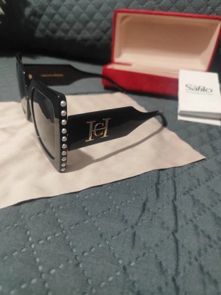 Gafas de sol grandes Carolina Herrera negras