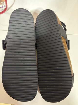 Sandalias Lefties hombre negras talla 40