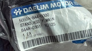 Caballete para Daelim, VJ 125. Ref 5050A-BA4-0000