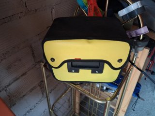 Bolsa manillar Vaude amarilla sin estrenar