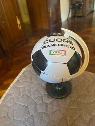 Salvadanaio - Mappamondo Juventus Cuore Bianconero