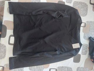 Camiseta Térmica Negra Manga Larga XL