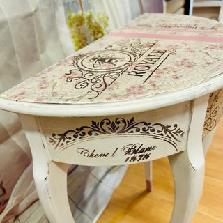 Mesa consola vintage estilo francés