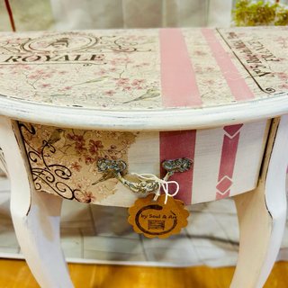 Mesa consola vintage estilo francés