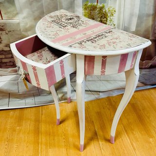 Mesa consola vintage estilo francés