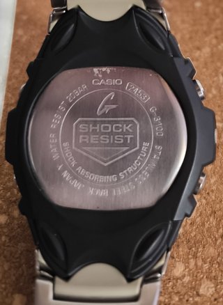 Reloj Casio G-Shock G-3100 Japan Acero Inoxidable