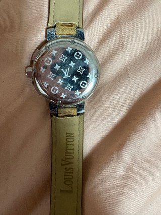 Reloj Louis Vuitton Correa gastada, Marrón Púrpura