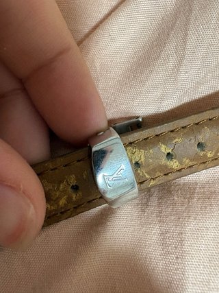 Reloj Louis Vuitton Correa gastada, Marrón Púrpura