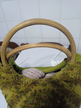 Set di due borse da spiaggia vintage etniche