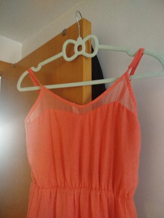 Vestido largo coral verano
