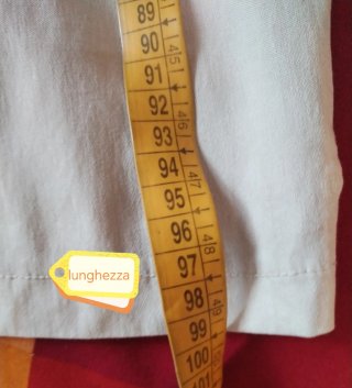 Pantaloni beige in viscosa