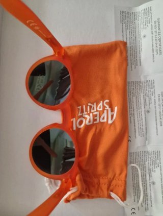 Gafas de sol Aperol naranja con certificado