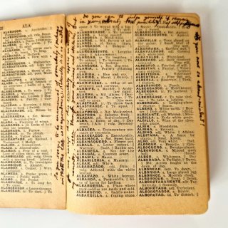 Pequeño diccionario ITER español inglés antiguo