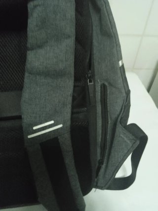 Mochila Antirrobo Lidl Negra y Gris