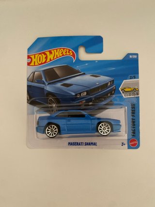Hot Wheels Maserati Shamal Azul