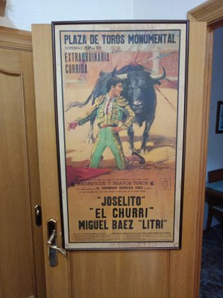 Cartel Taurino Plaza de Toros Monumental