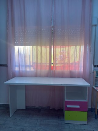 Dormitorio infantil/juvenil cama tren+escritorio