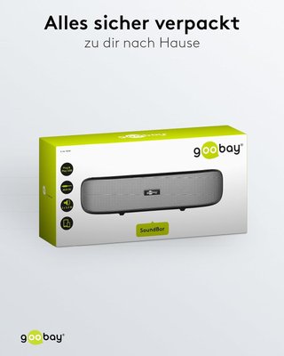 Altavoces, PC/portátil, USB, barra de sonido .  6 W . Goobay 95041