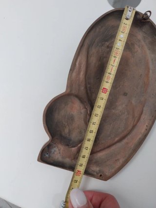 Scultura vintage Madonna e Bambino bronzo