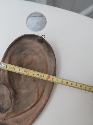Scultura vintage Madonna e Bambino bronzo